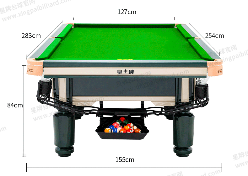 j9.com中式台球桌青衣型号